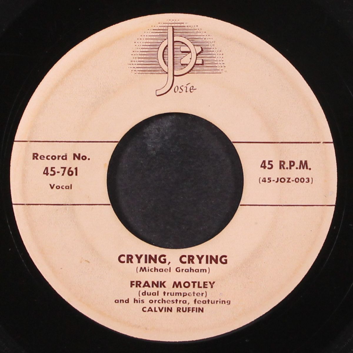 i'm gonna miss you / crying, crying by FRANK MOTLEY