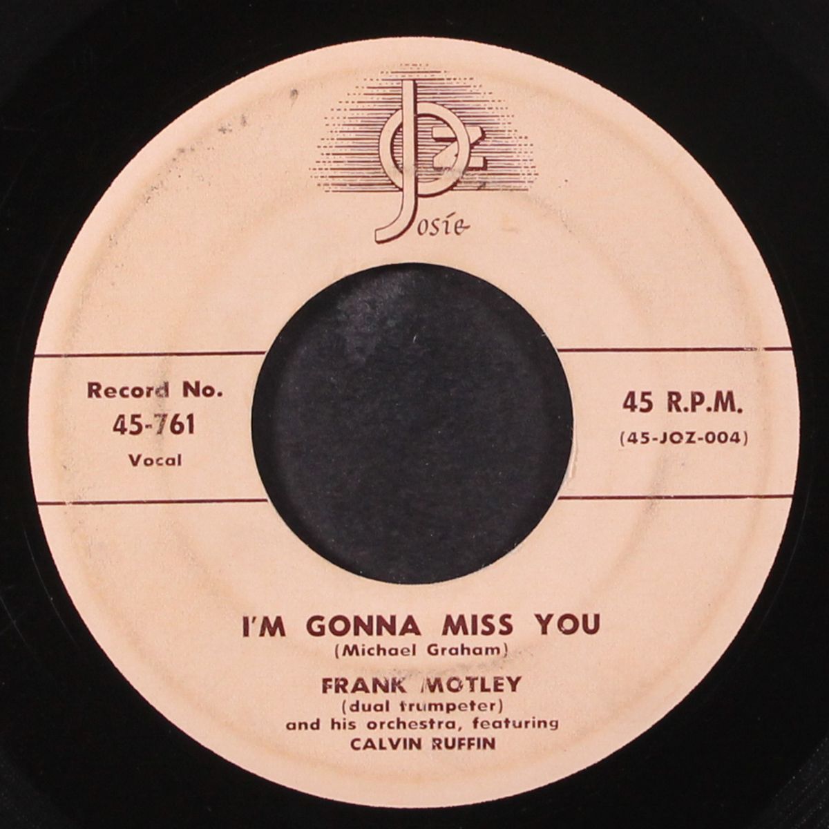 i'm gonna miss you / crying, crying by FRANK MOTLEY