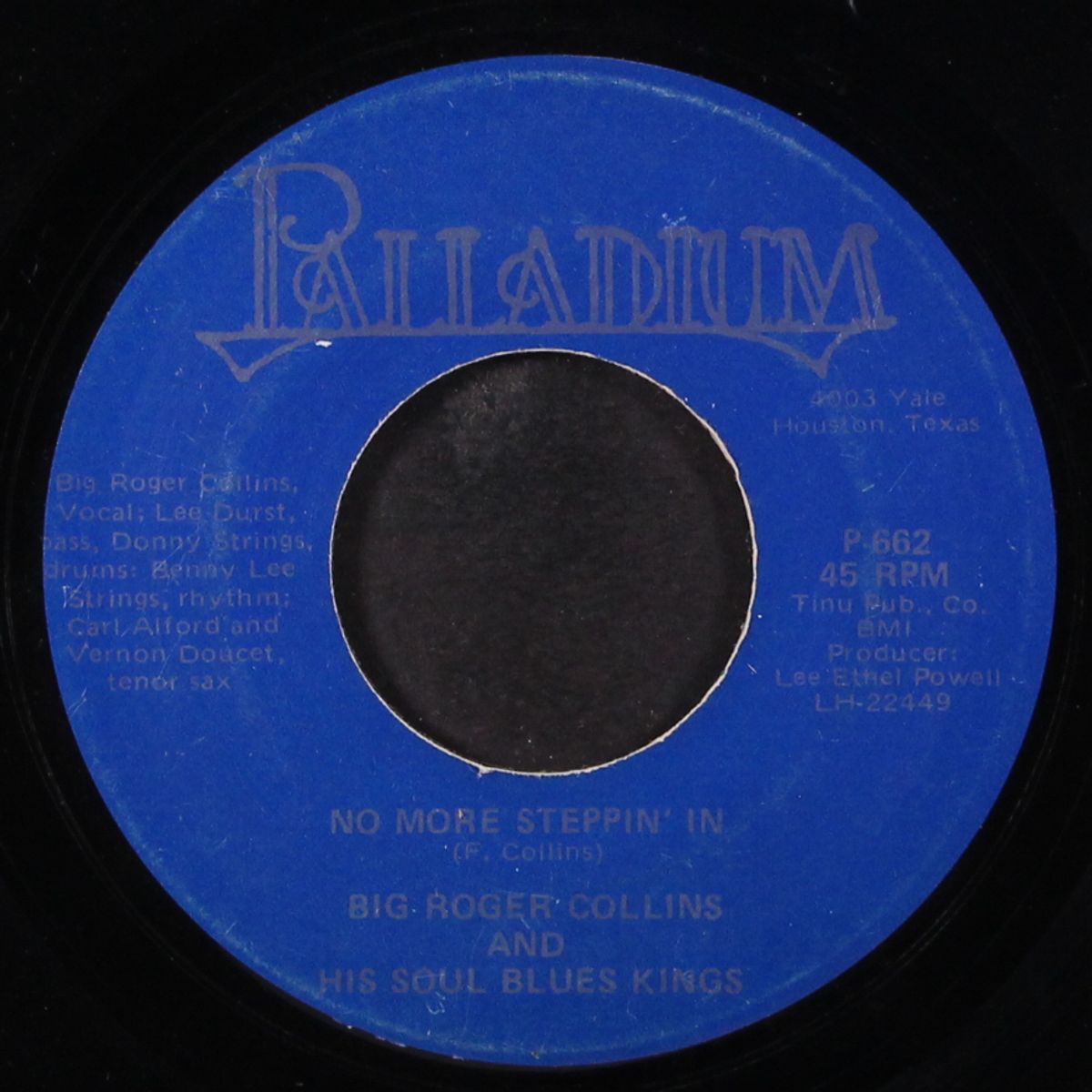 no more steppin' in / you run your mouth too much by BIG ROGER COLLINS