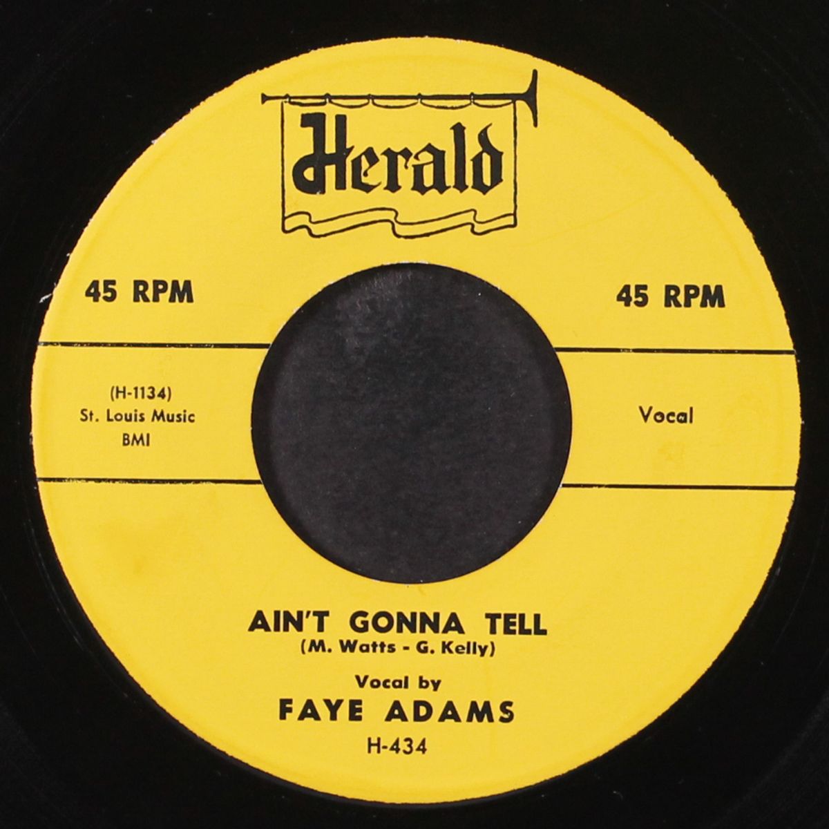 ain't gonna tell / hurts me to my heart by FAYE ADAMS