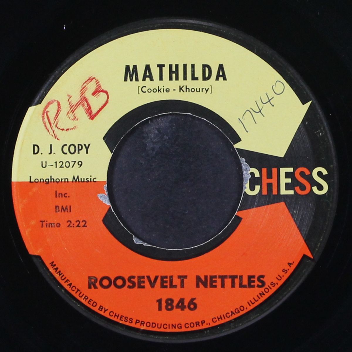 mathilda / drifting heart by ROOSEVELT NETTLES