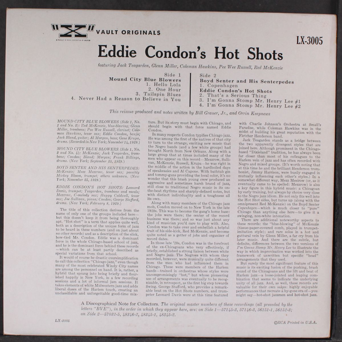 eddie condon's hot shots by EDDIE CONDON