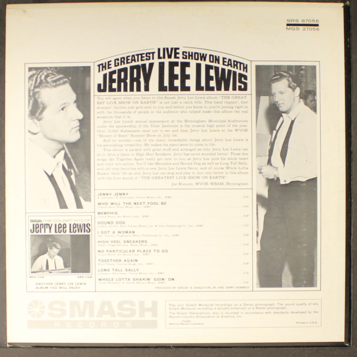the greatest live show on earth by JERRY LEE LEWIS