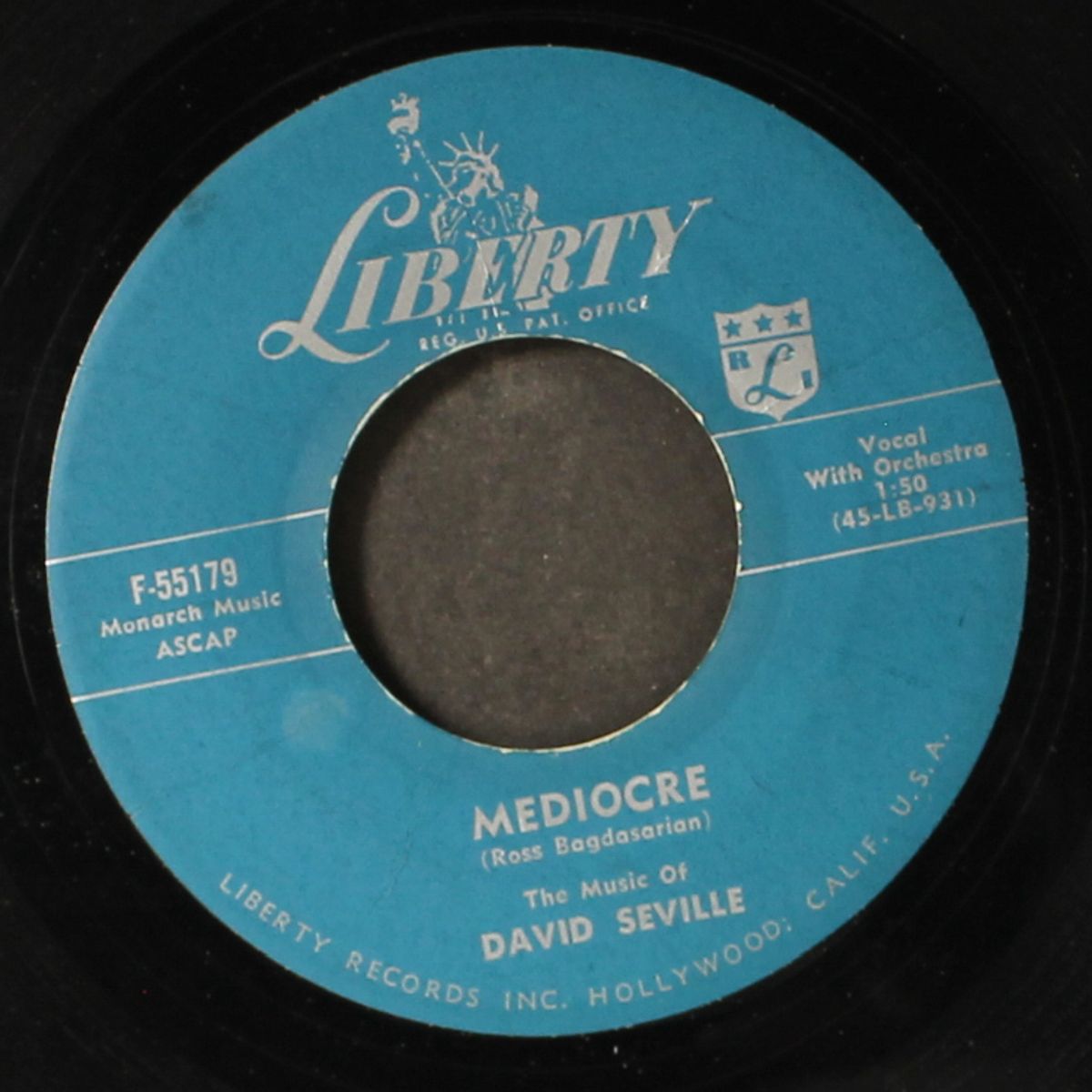 alvin's harmonica / mediocre by DAVID SEVILLE & CHIPMUNKS