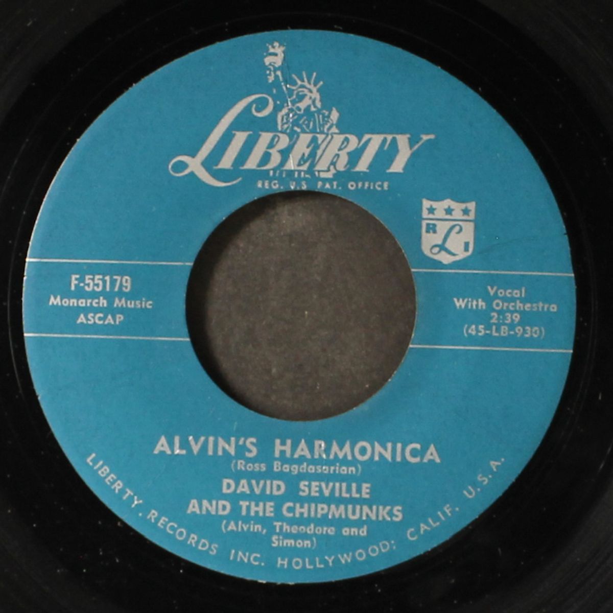 alvin's harmonica / mediocre by DAVID SEVILLE & CHIPMUNKS