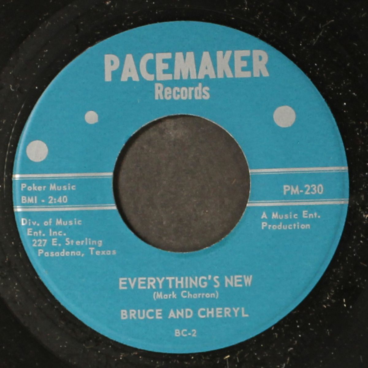 everything's new / cold lonely nights by BRUCE & CHERYL