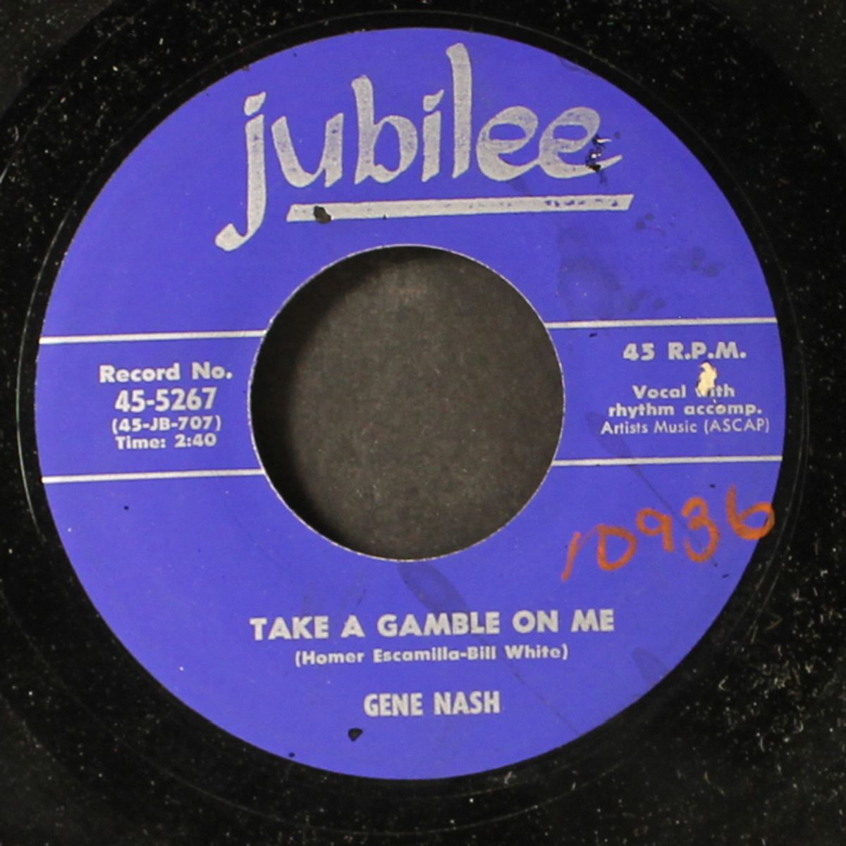 jockey, jockey, jockey / take a gamble on me by GENE NASH