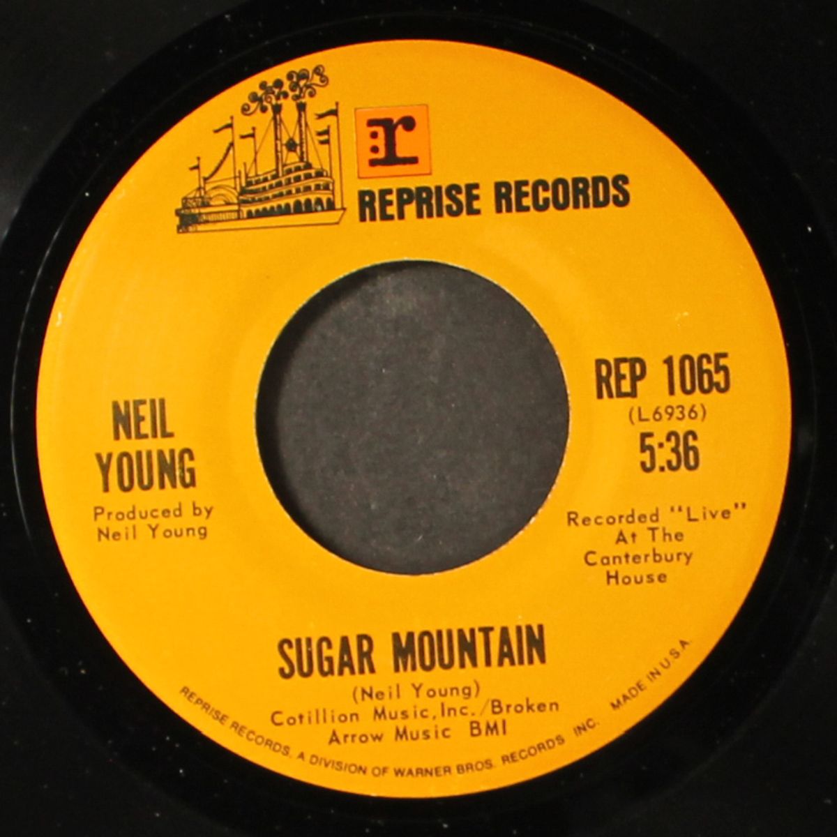 heart of gold / sugar mountain by NEIL YOUNG