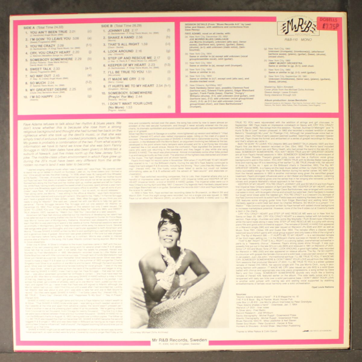 i'm goin' to leave you by FAYE ADAMS