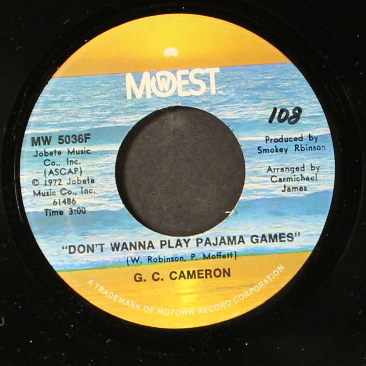 don't wanna play pajama games / jesus help me find another way by G.C. CAMERON