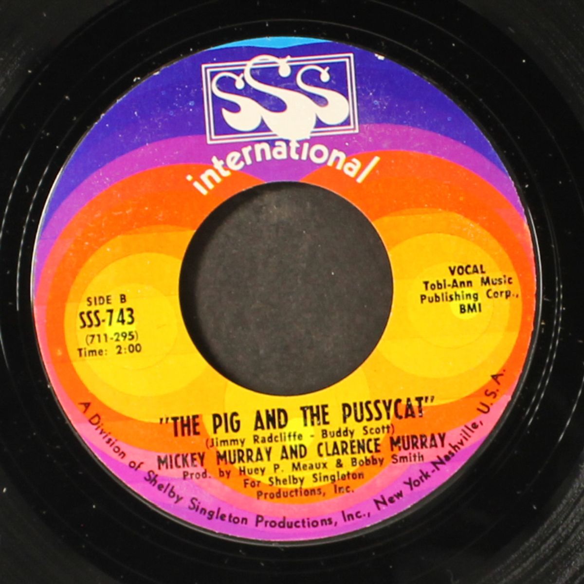 how do you think i can live with somebody / the pig & the pussycat by MICKEY MURRAY & CLARENCE MURRAY