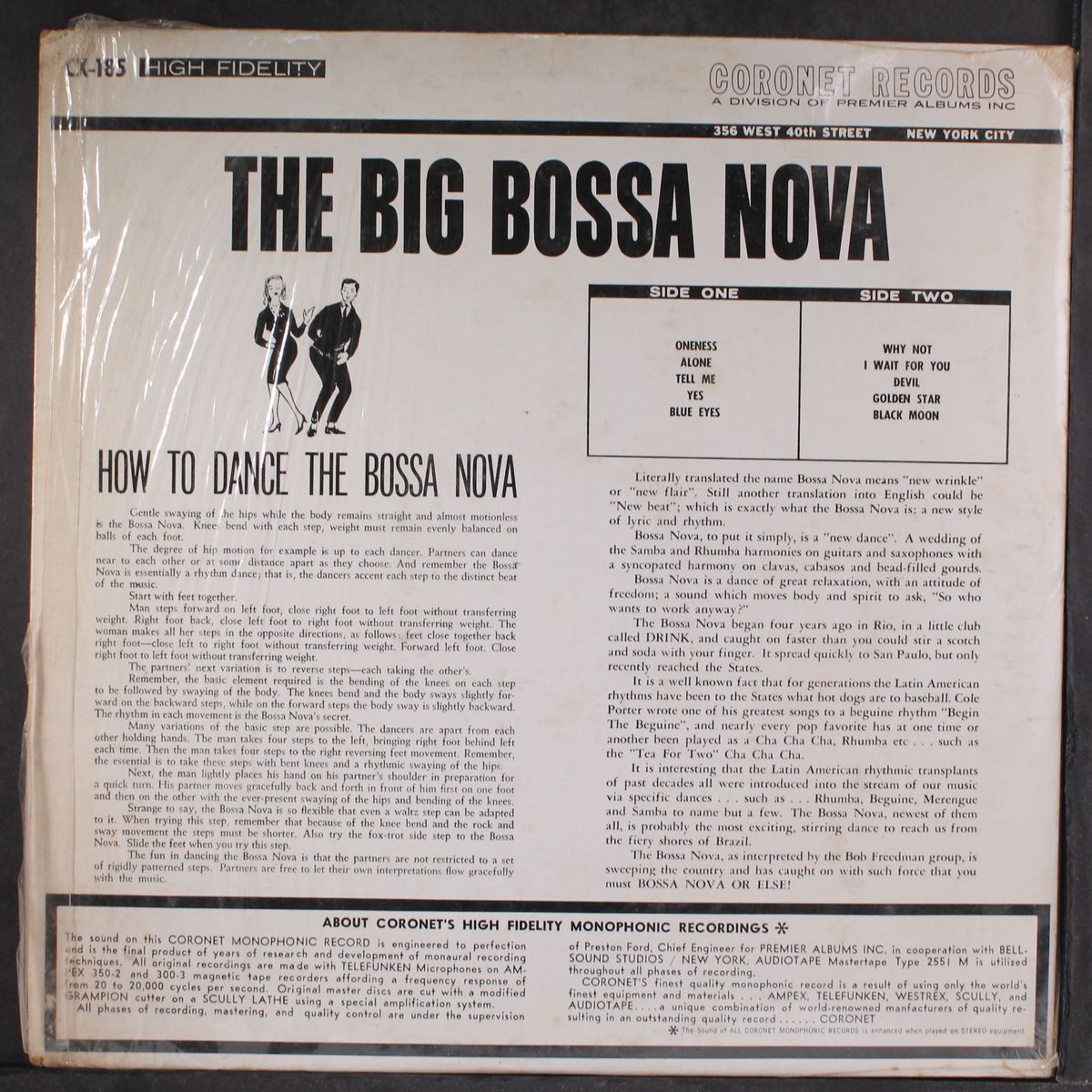 the big bossa nova by BOB FREEDMAN