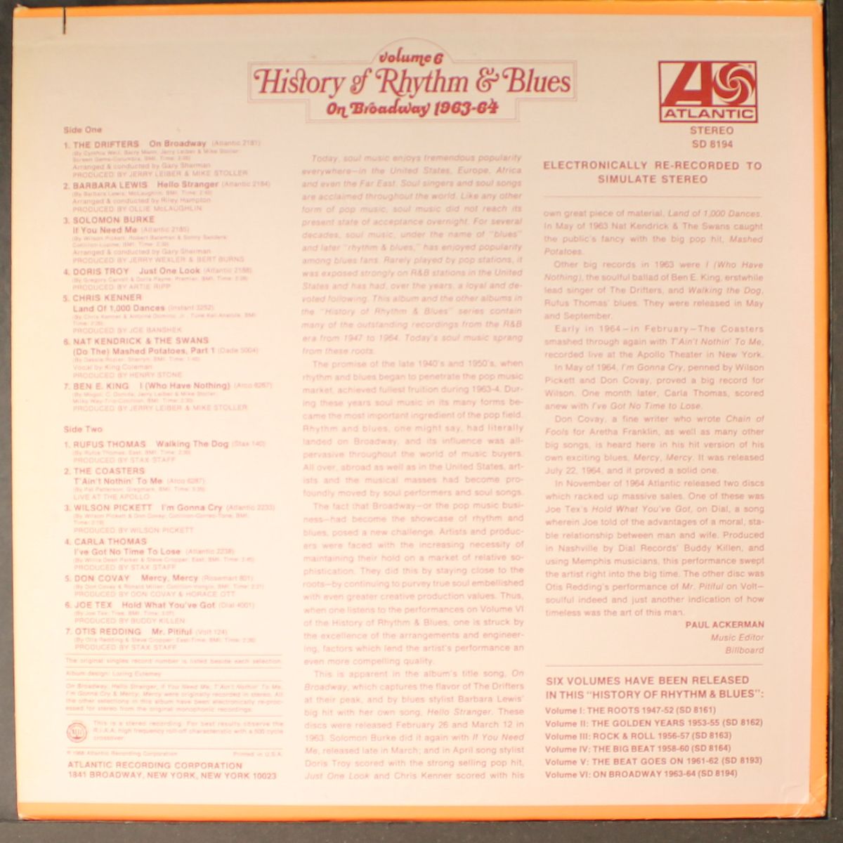 history of rhythm & blues, vol. 6 by VARIOUS