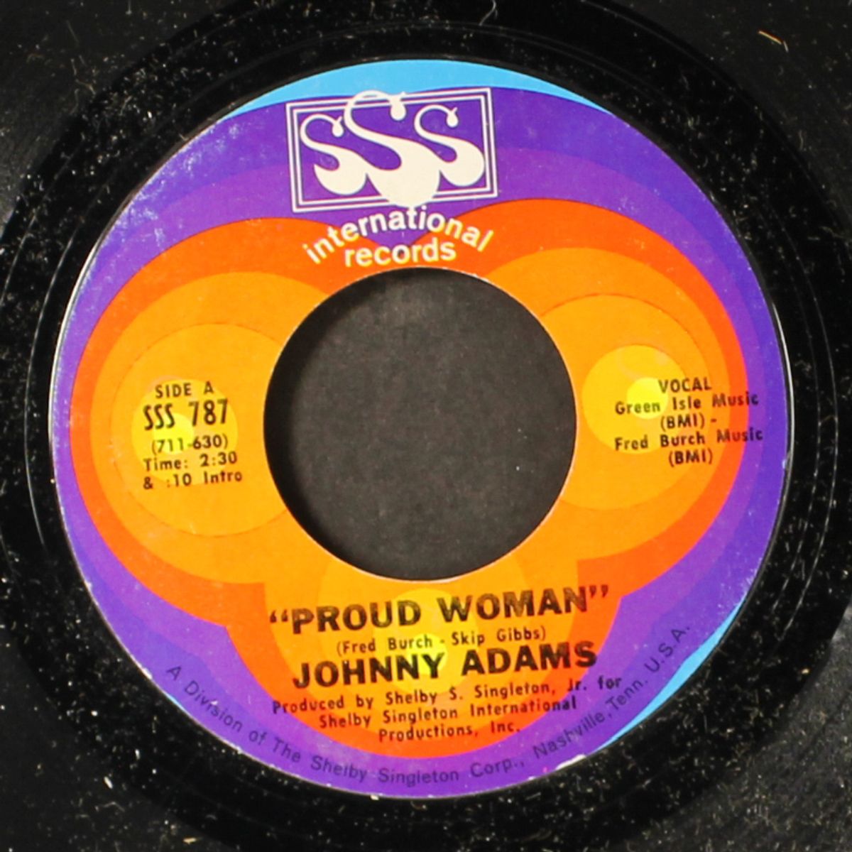 proud woman / real live living hurtin' man by JOHNNY ADAMS