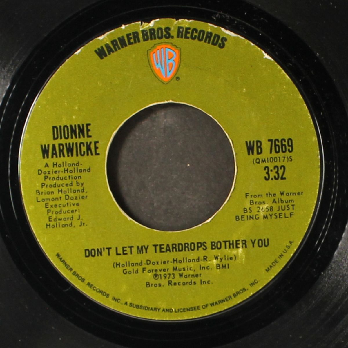i think you need love / don't let my teardrops bother you by DIONNE WARWICKE