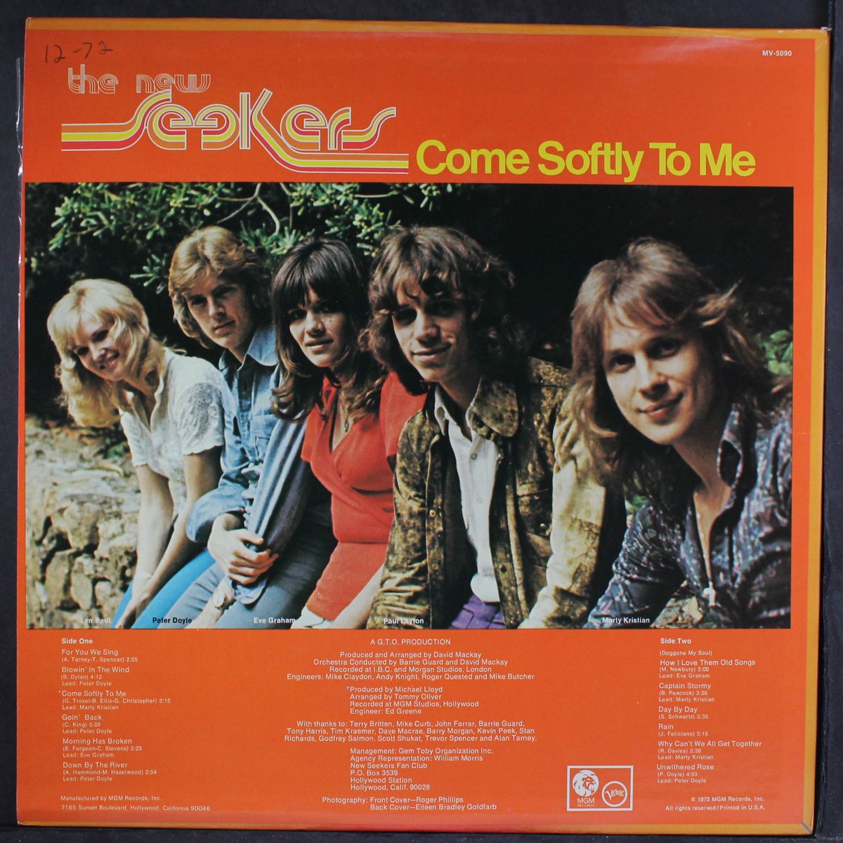 come softly to me by NEW SEEKERS