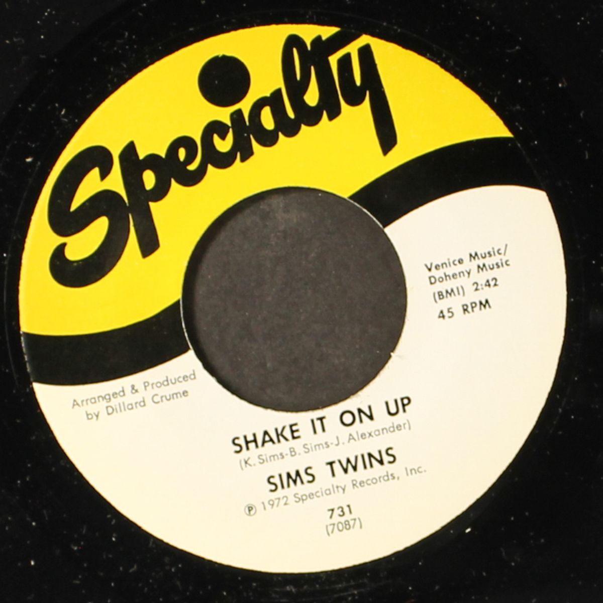 shake it on up / something hanging on your mind by SIMS TWINS