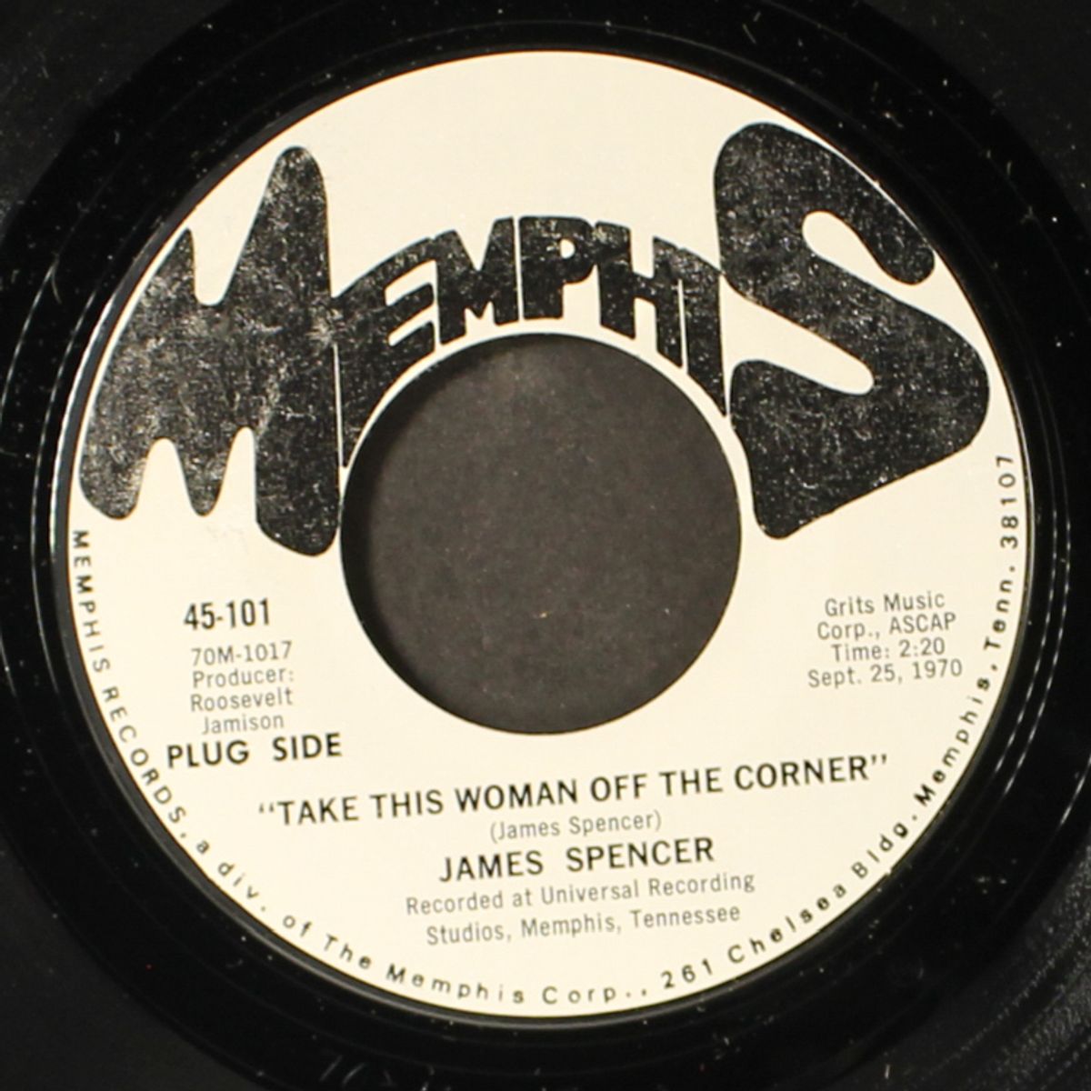 take this woman off the corner / i need your love by JAMES SPENCER