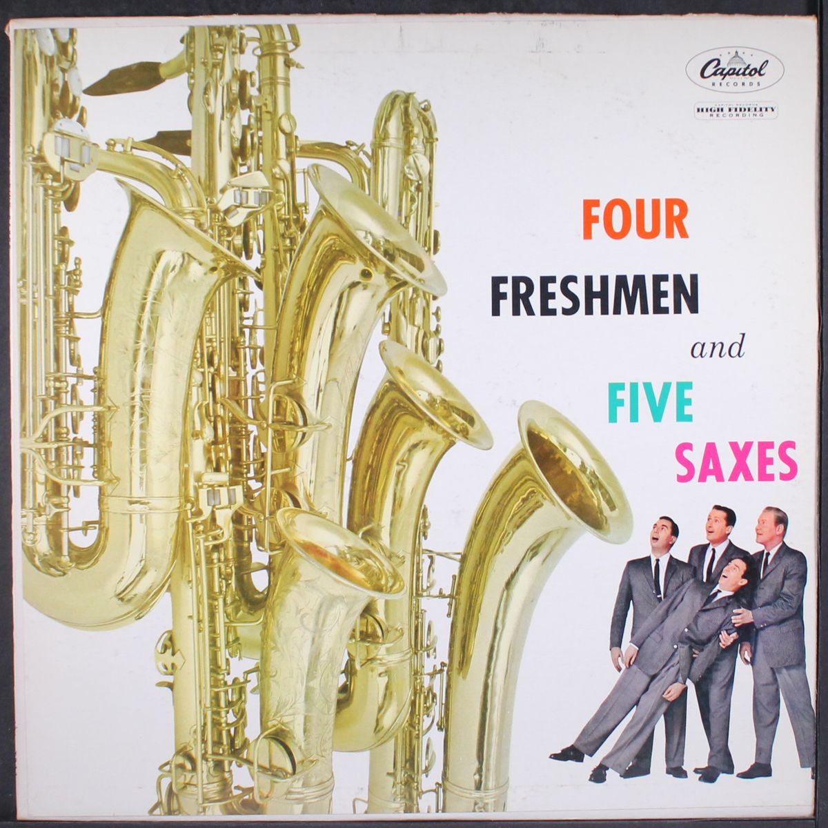 four freshman and five saxes by FOUR FRESHMEN
