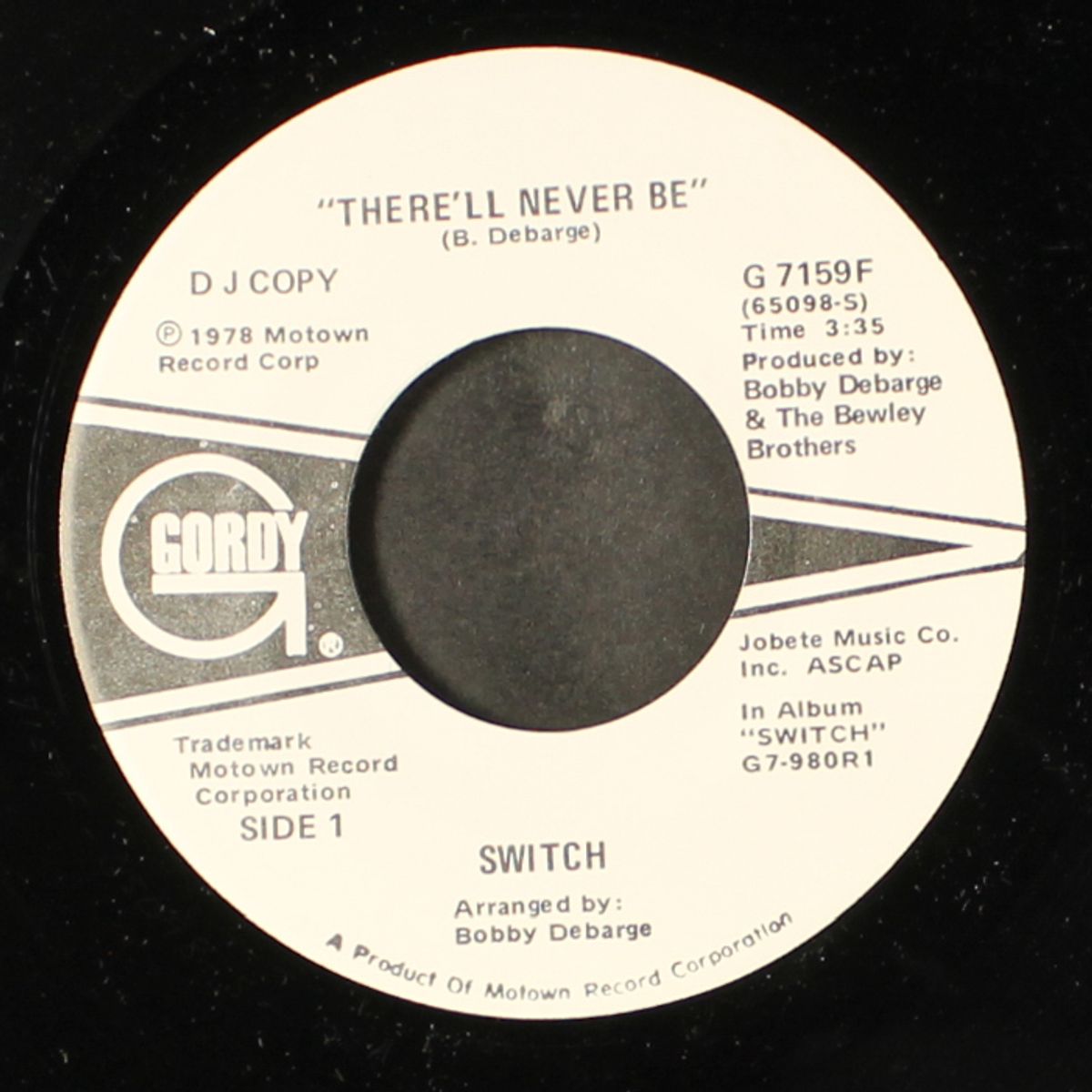 there'll never be / you pulled a switch by SWITCH