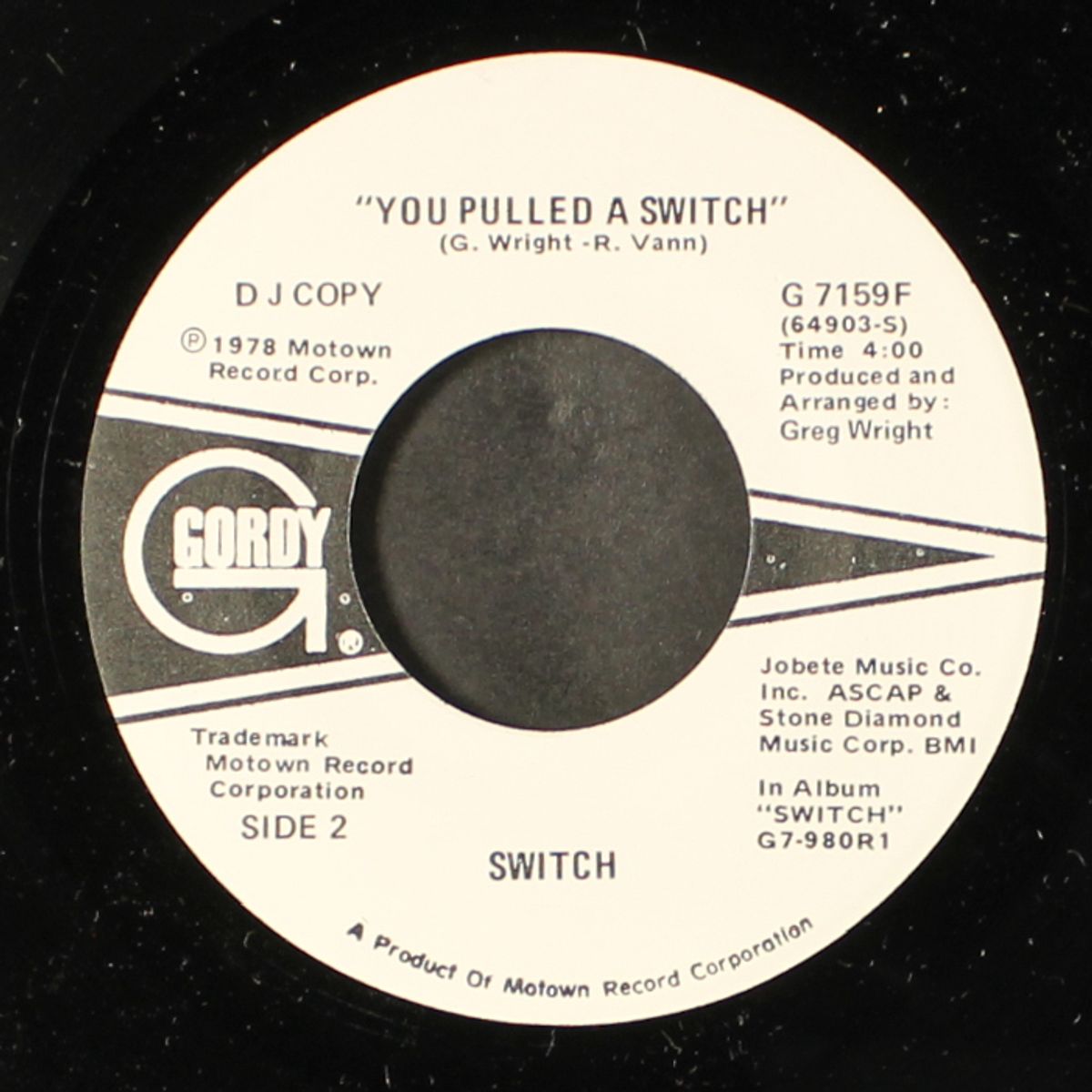 there'll never be / you pulled a switch by SWITCH