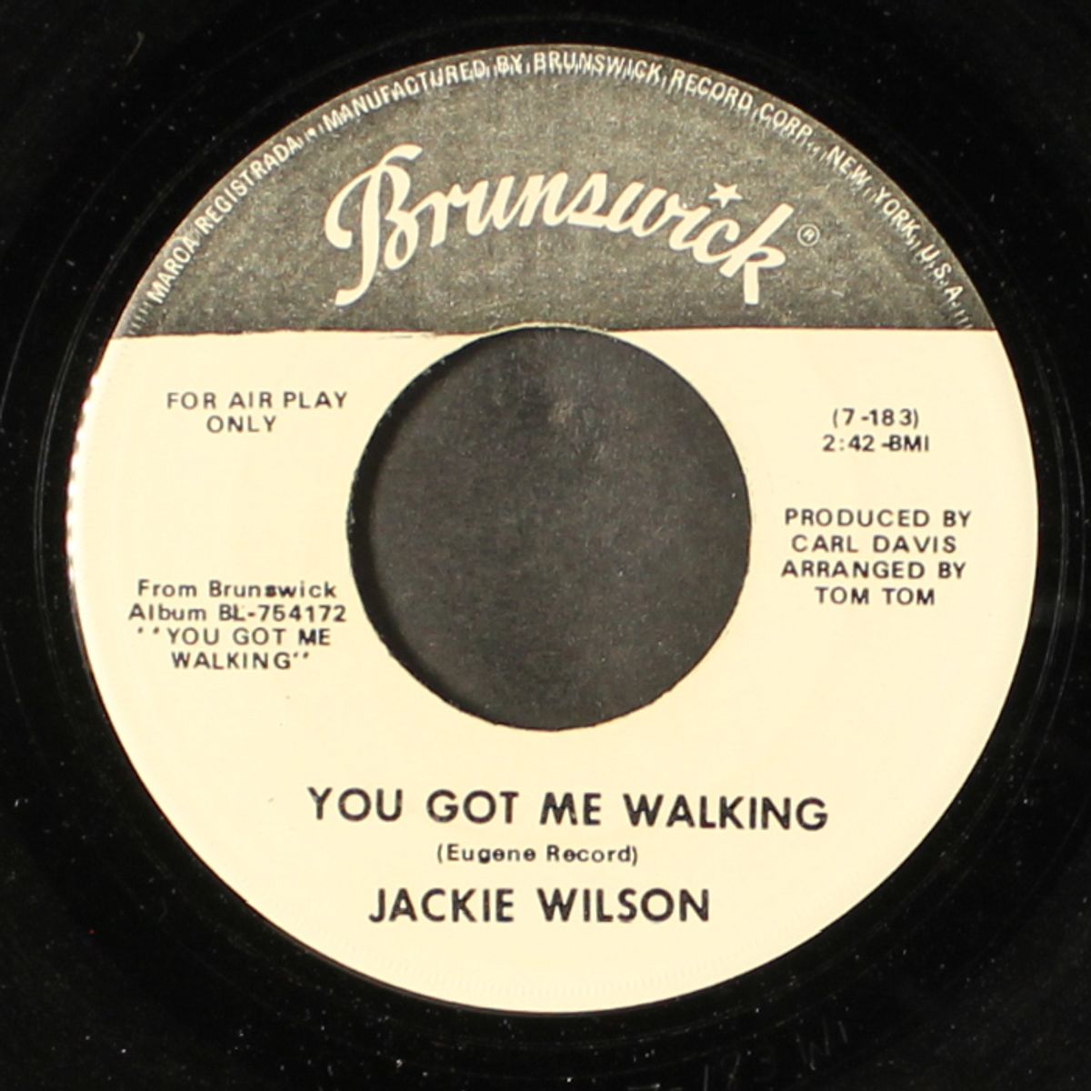 you got me walking / love is funny that way by JACKIE WILSON