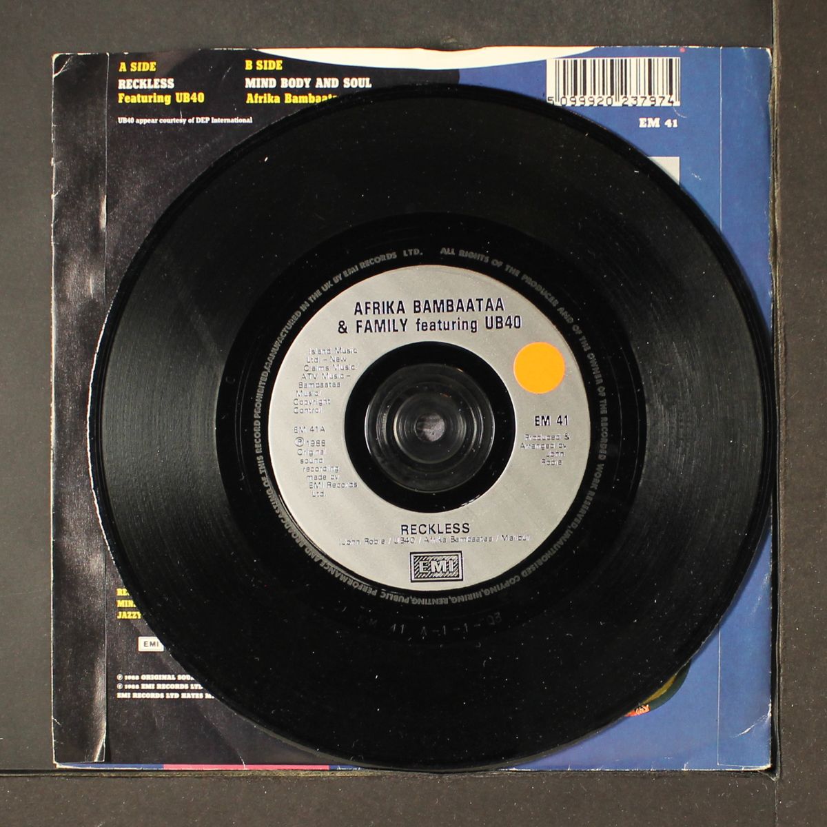 reckless / mind body and soul by AFRIKA BAMBAATAA