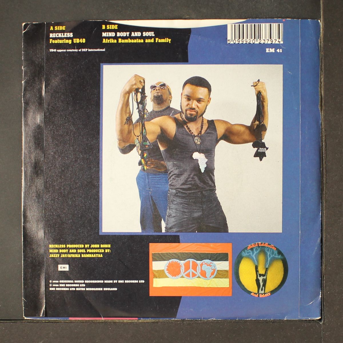 reckless / mind body and soul by AFRIKA BAMBAATAA