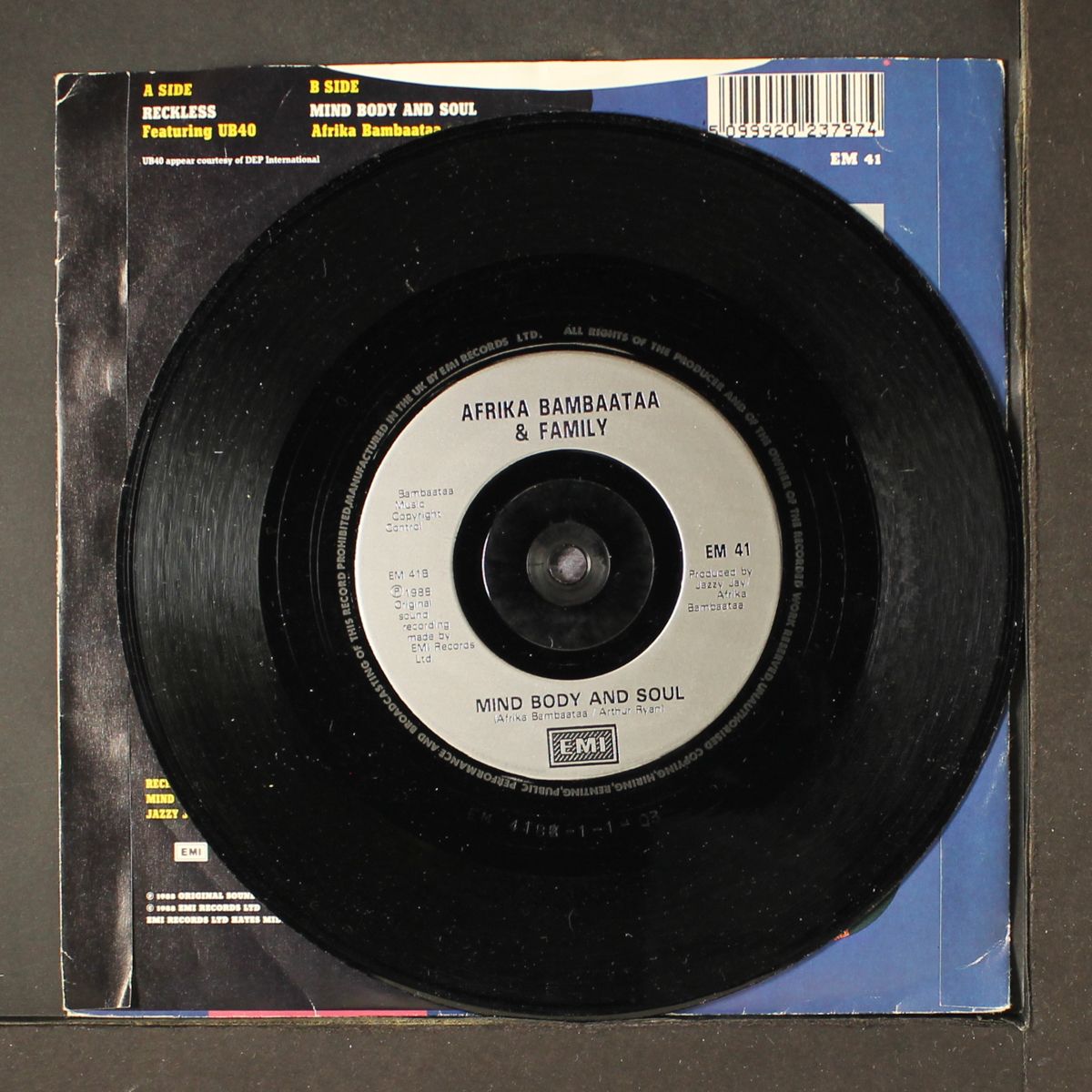 reckless / mind body and soul by AFRIKA BAMBAATAA
