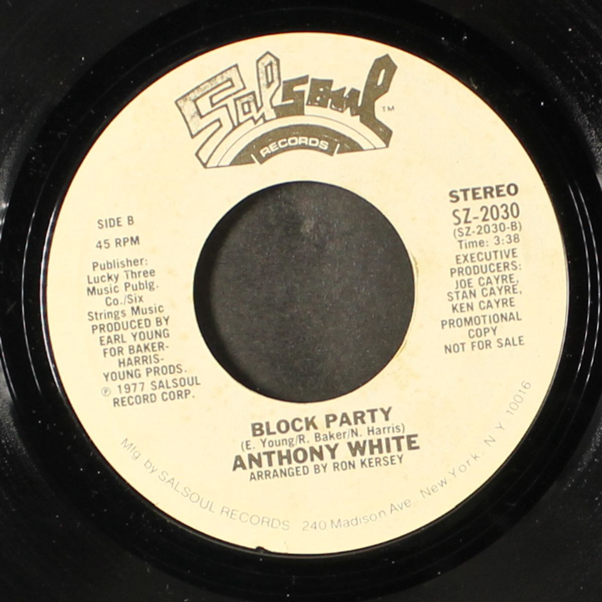 i can't turn you loose / block party by ANTHONY WHITE