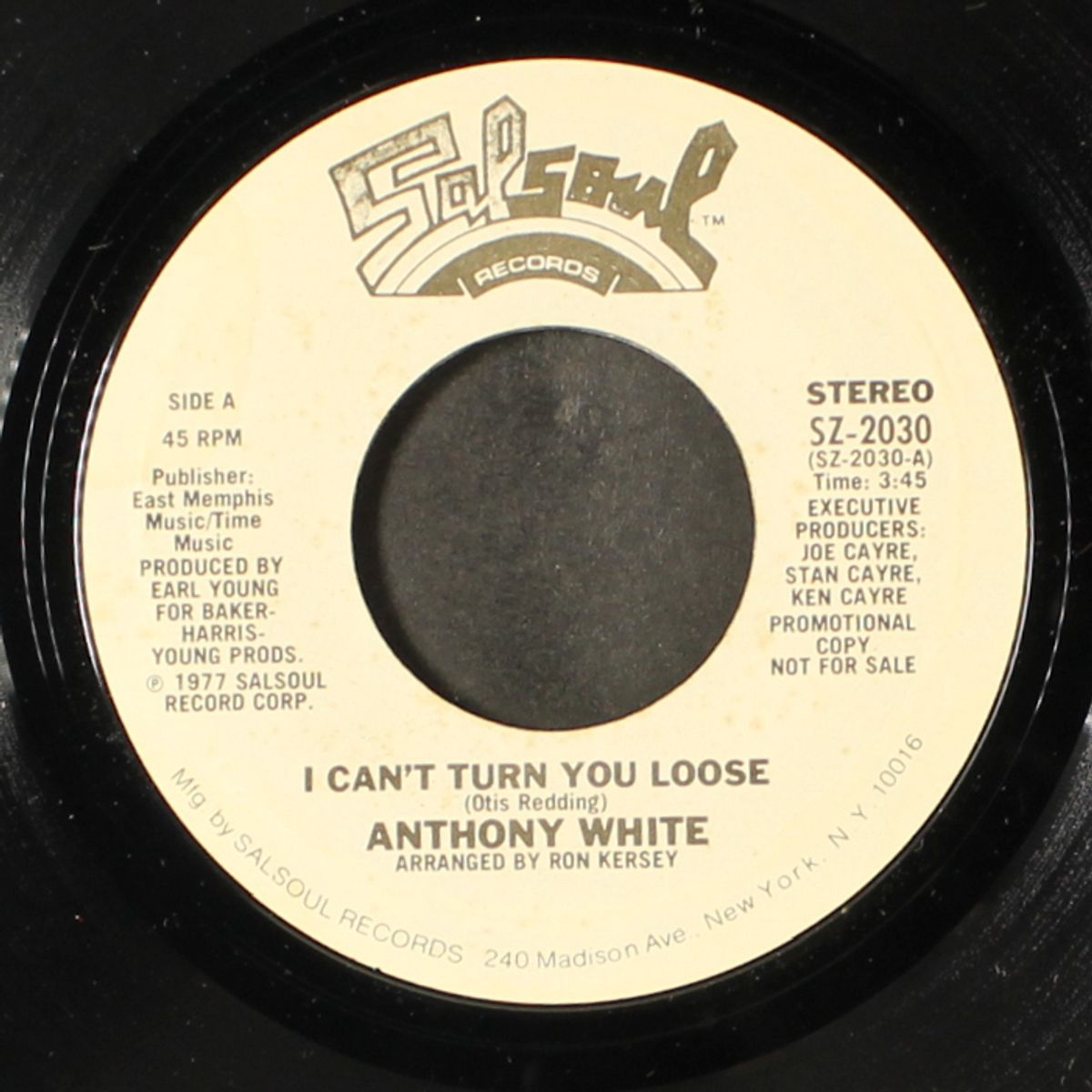 i can't turn you loose / block party by ANTHONY WHITE