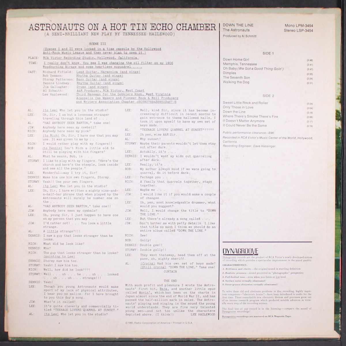 down the line by ASTRONAUTS