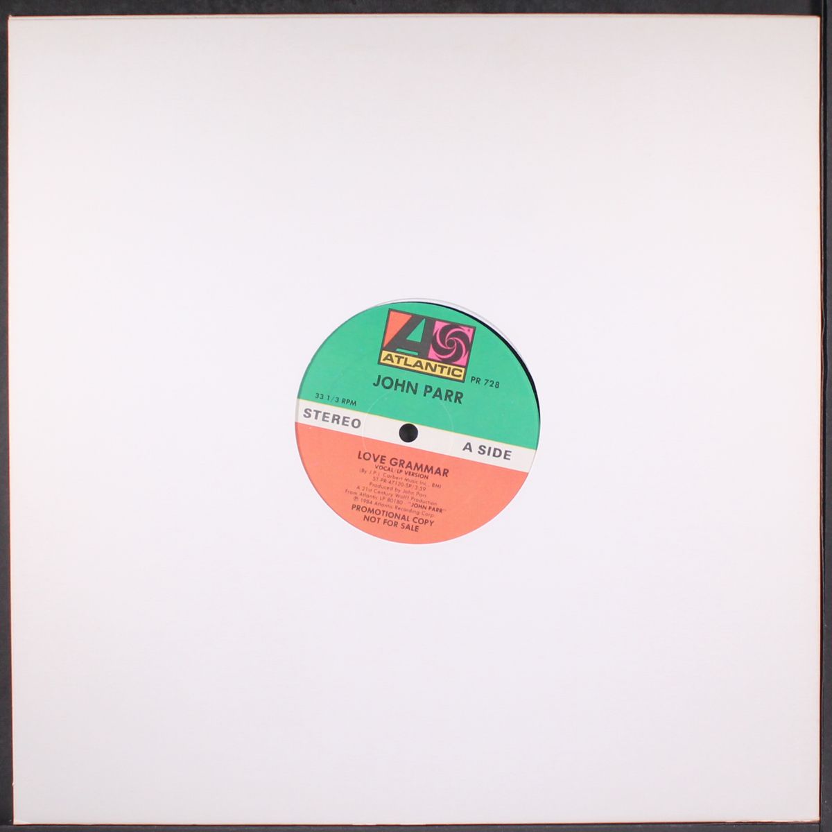 love grammar / same by JOHN PARR