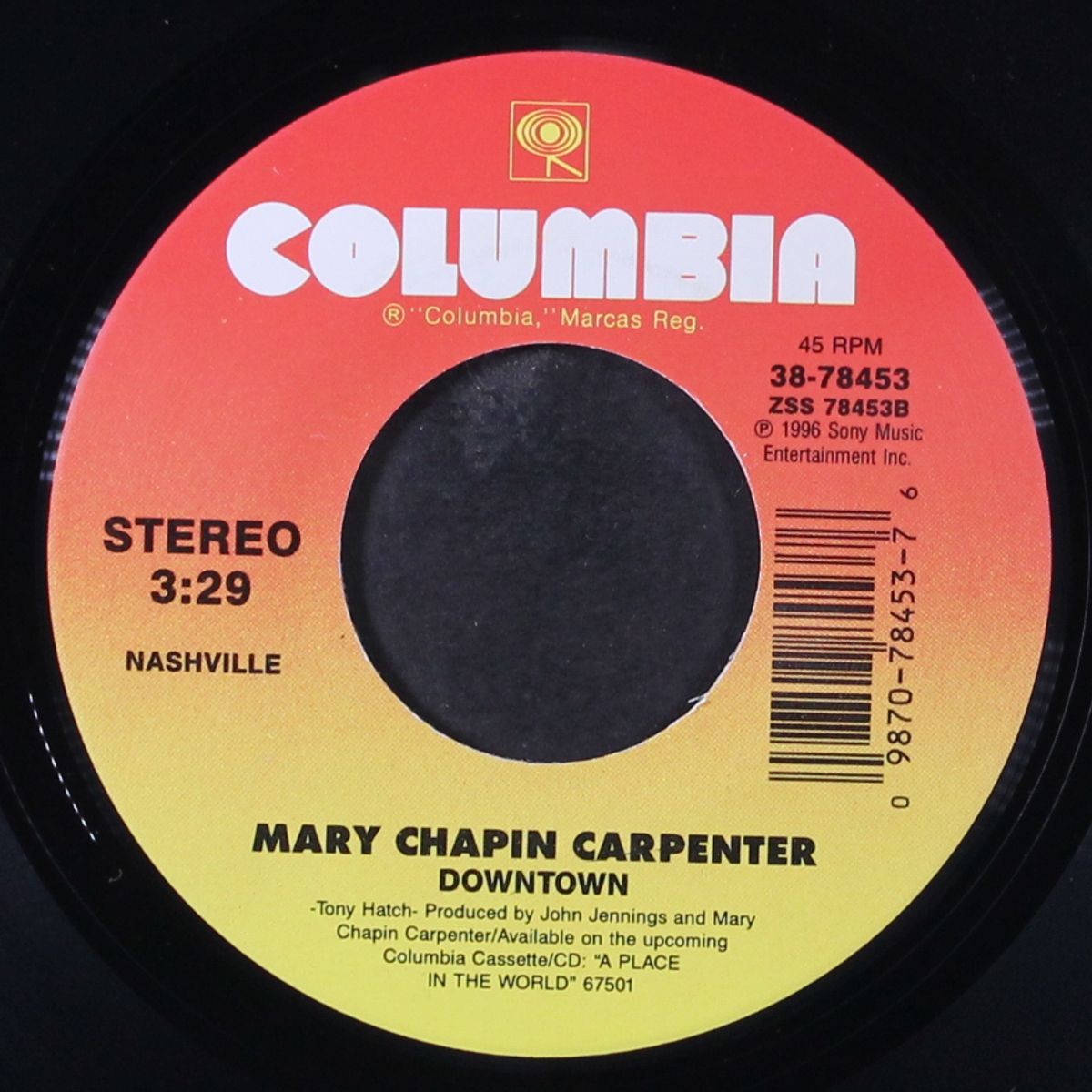 let me into your heart / downtown by MARY CHAPIN CARPENTER