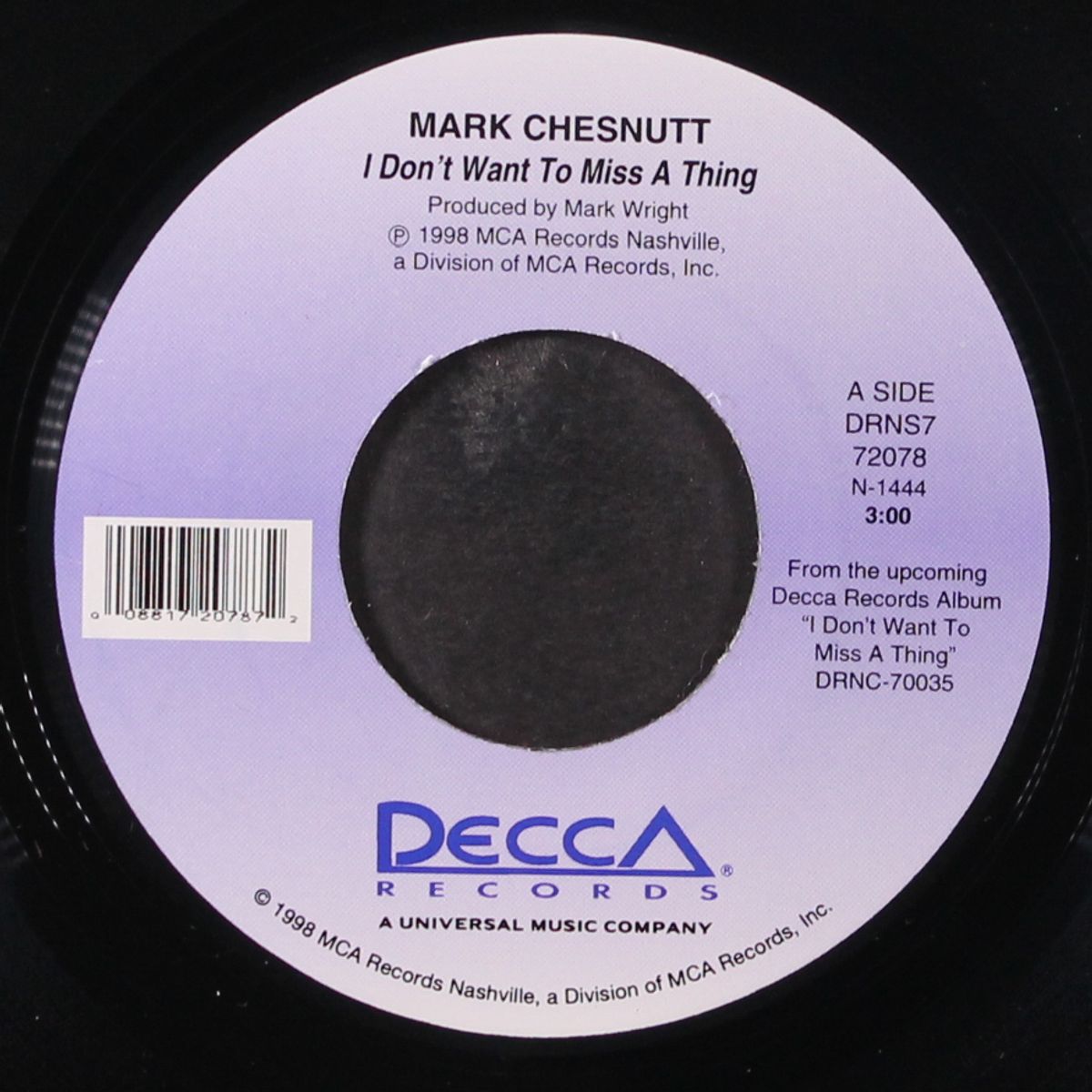 i don't want to miss a thing / wherever you are by MARK CHESNUTT