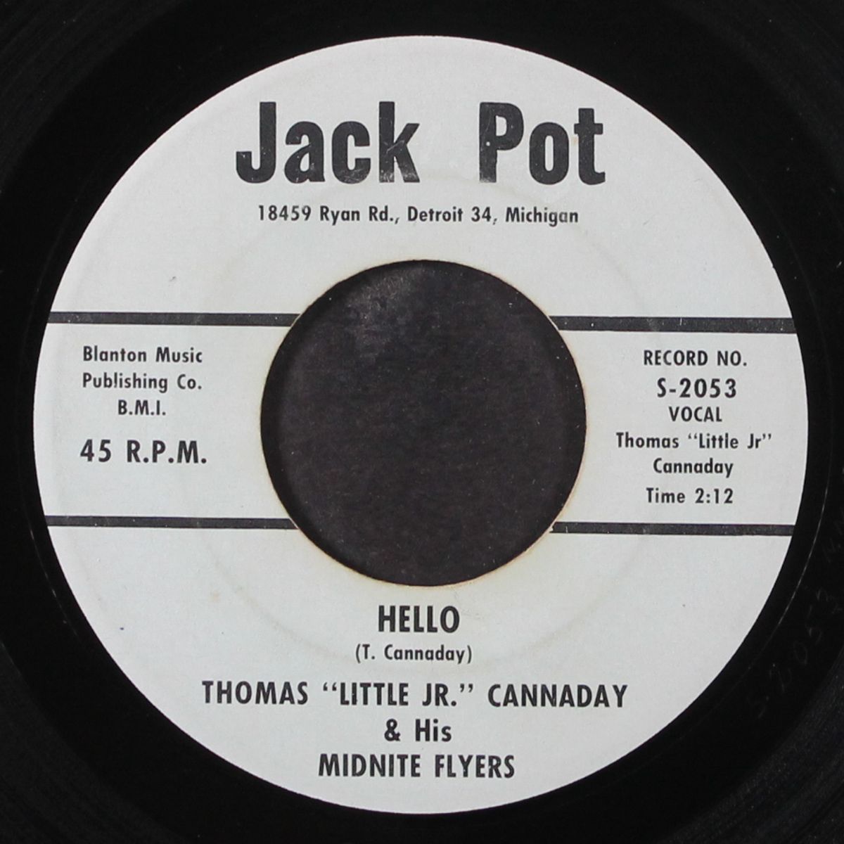 sloppy twist / hello by THOMAS 'LITTLE JR.' CANNADAY