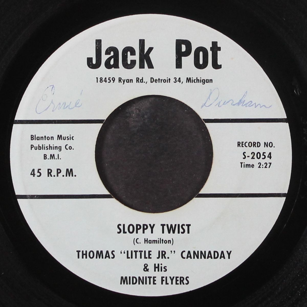 sloppy twist / hello by THOMAS 'LITTLE JR.' CANNADAY
