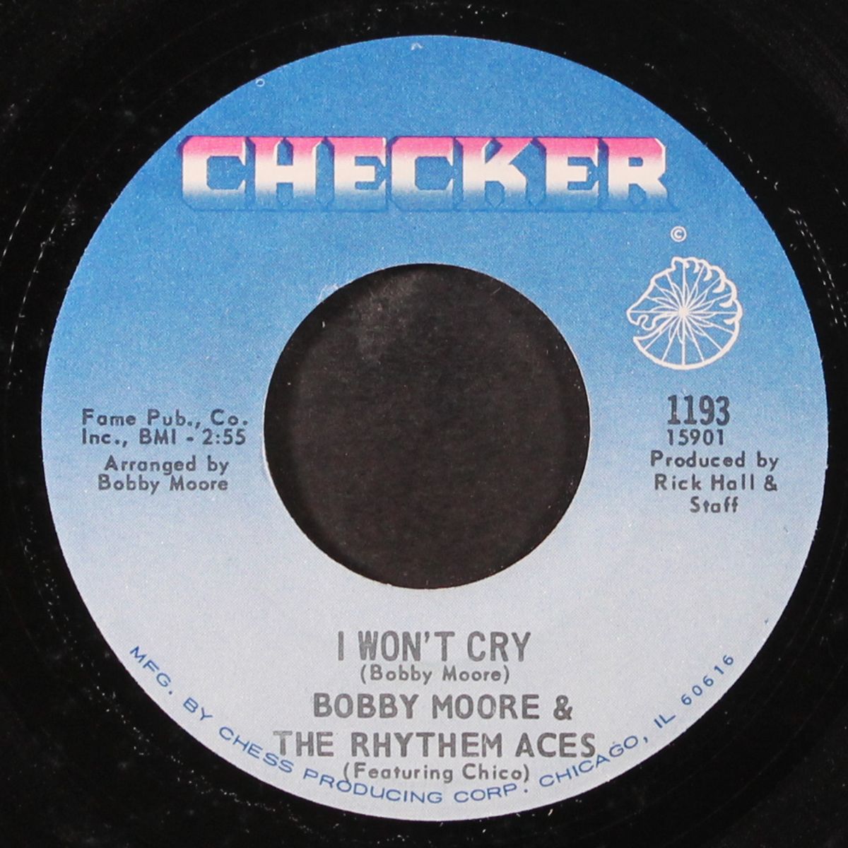 i wanna be your man / i won't cry by BOBBY MOORE & RHYTHM ACES