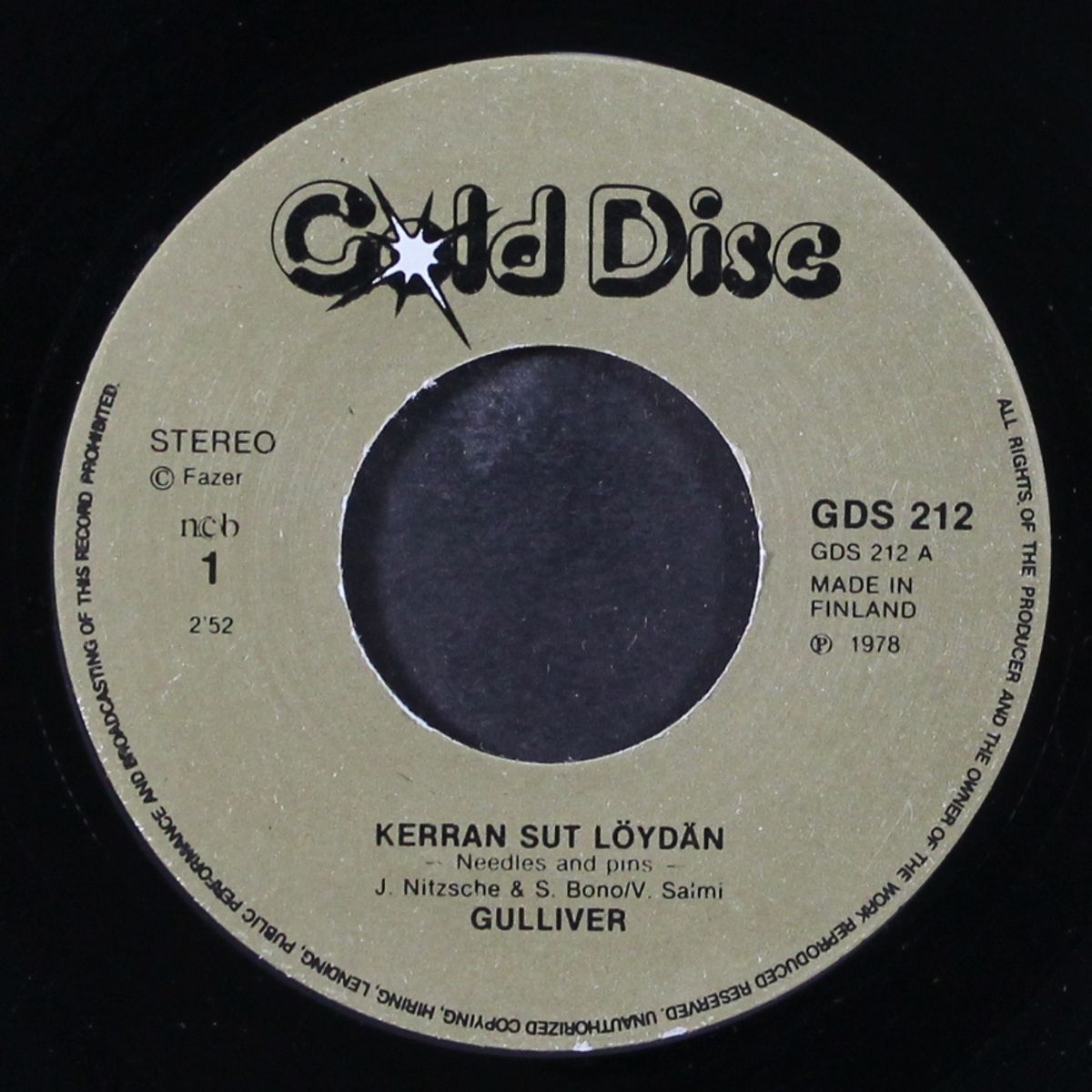 kerran sut löydän / minun on hän by GULLIVER