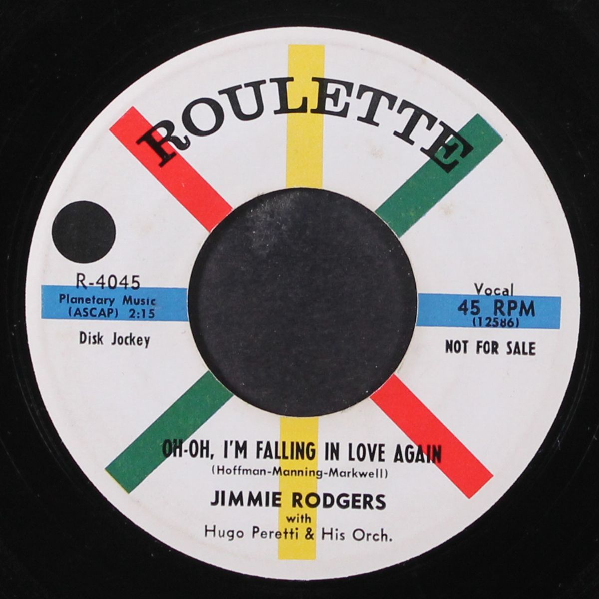 oh oh i'm falling in love again by JIMMIE RODGERS