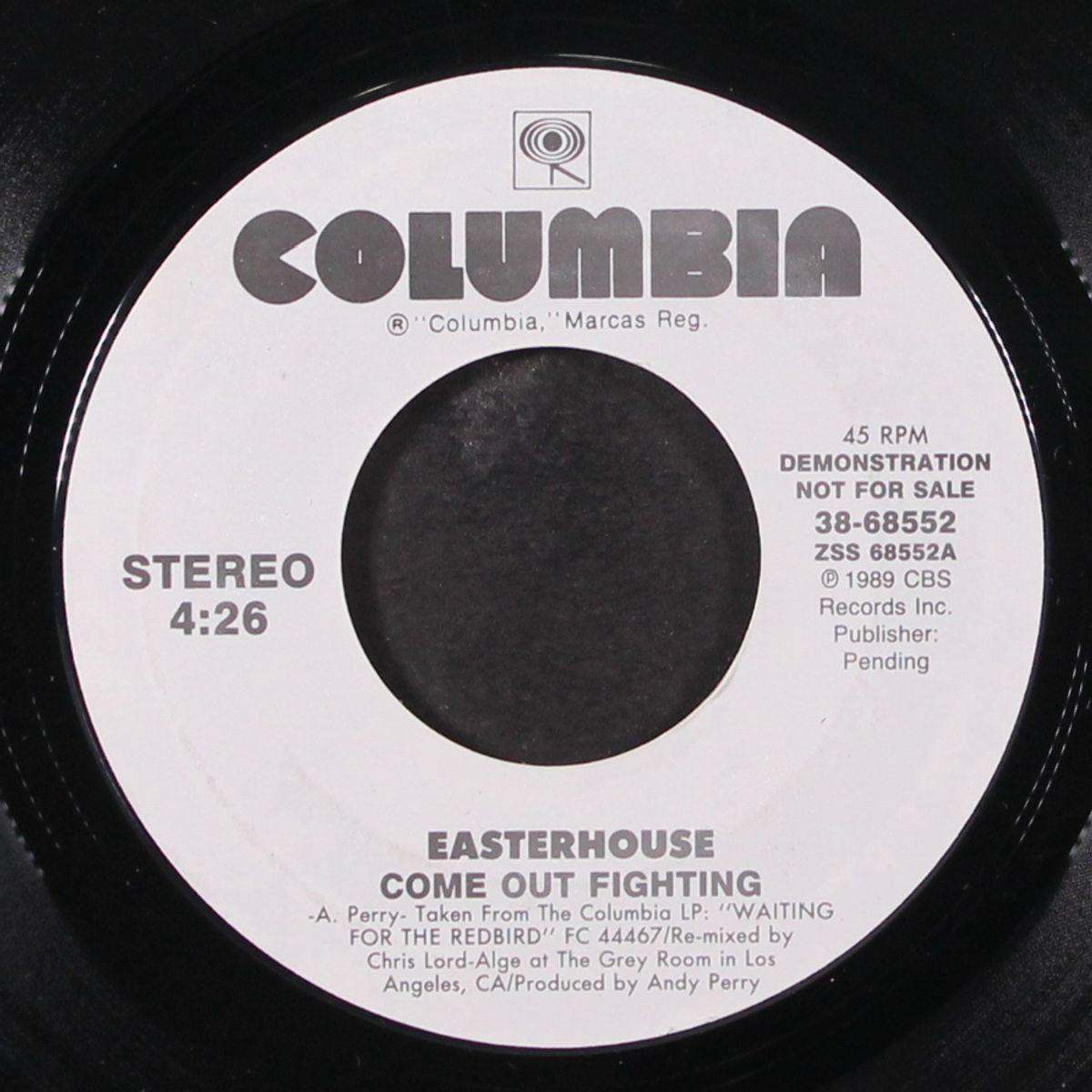come out fighting by EASTERHOUSE