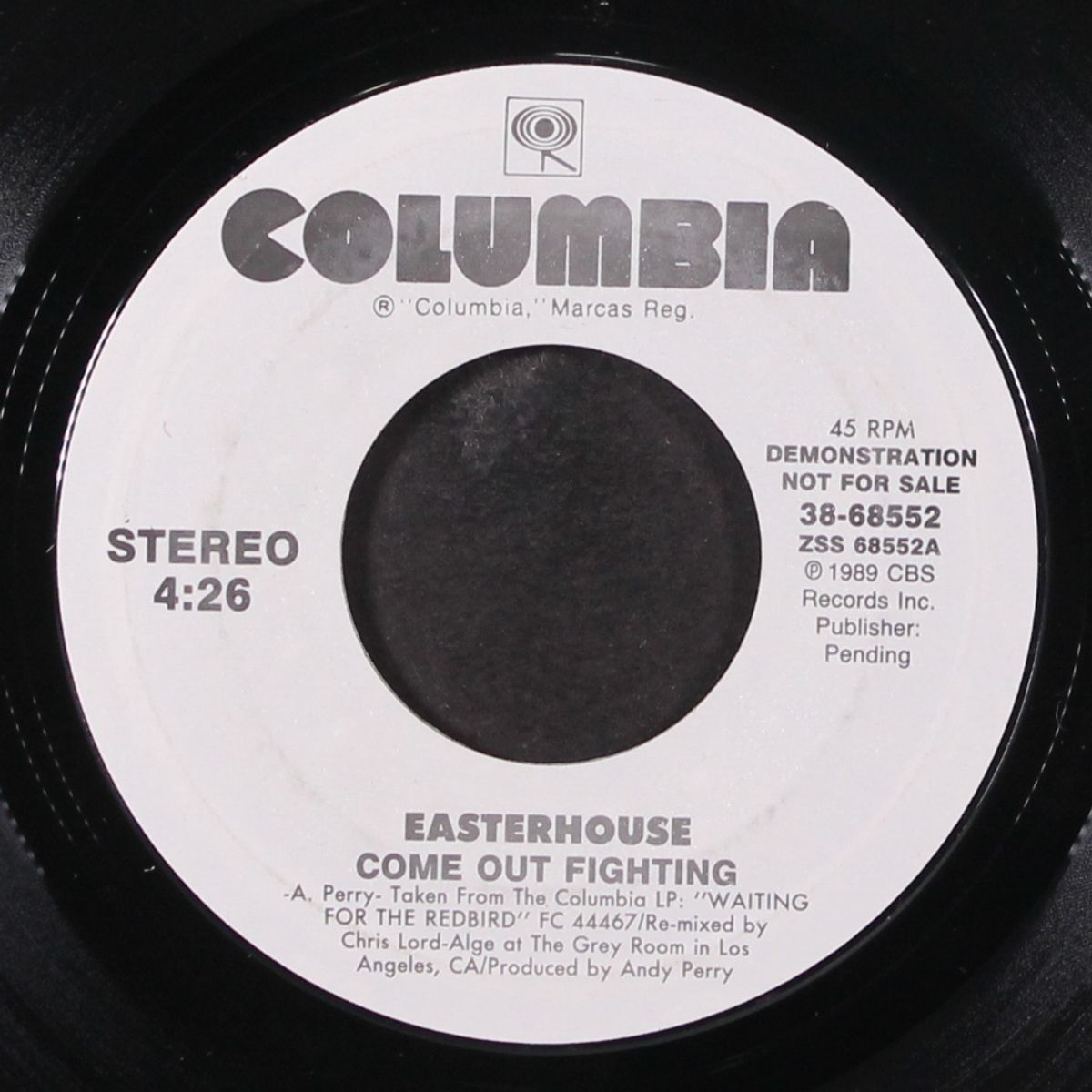 come out fighting by EASTERHOUSE