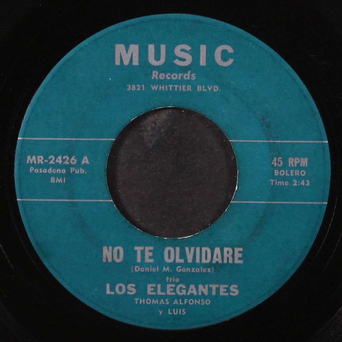 no te olvidare by LOS ELEGANTES