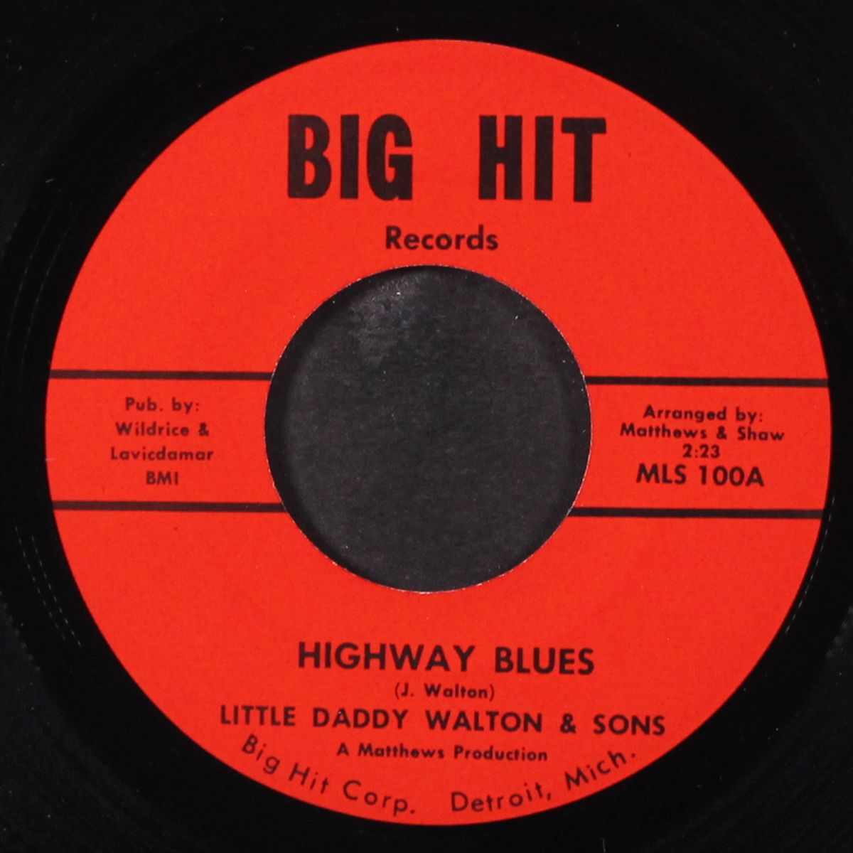 highway blues by LITTLE DADDY WALTON