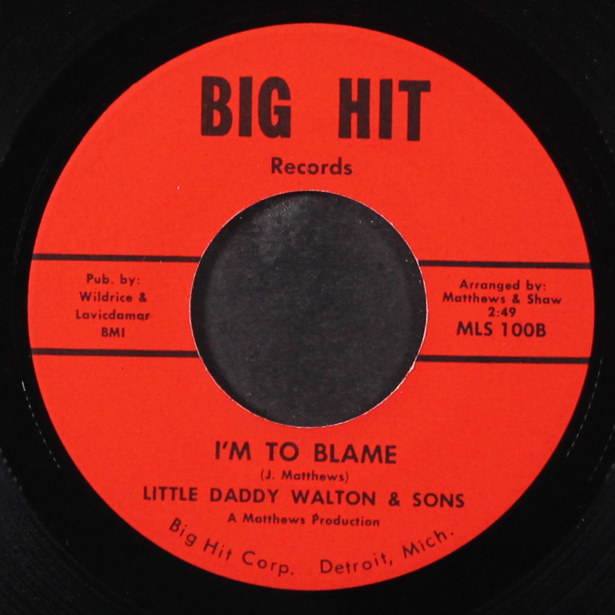 highway blues by LITTLE DADDY WALTON