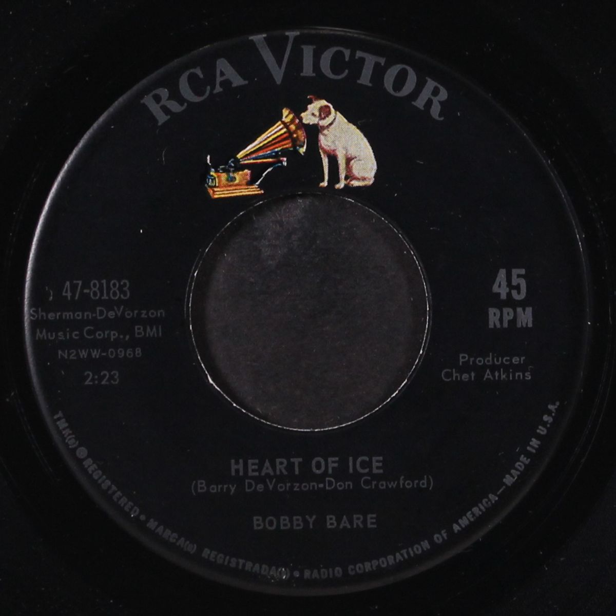 detroit city / heart of ice by BOBBY BARE