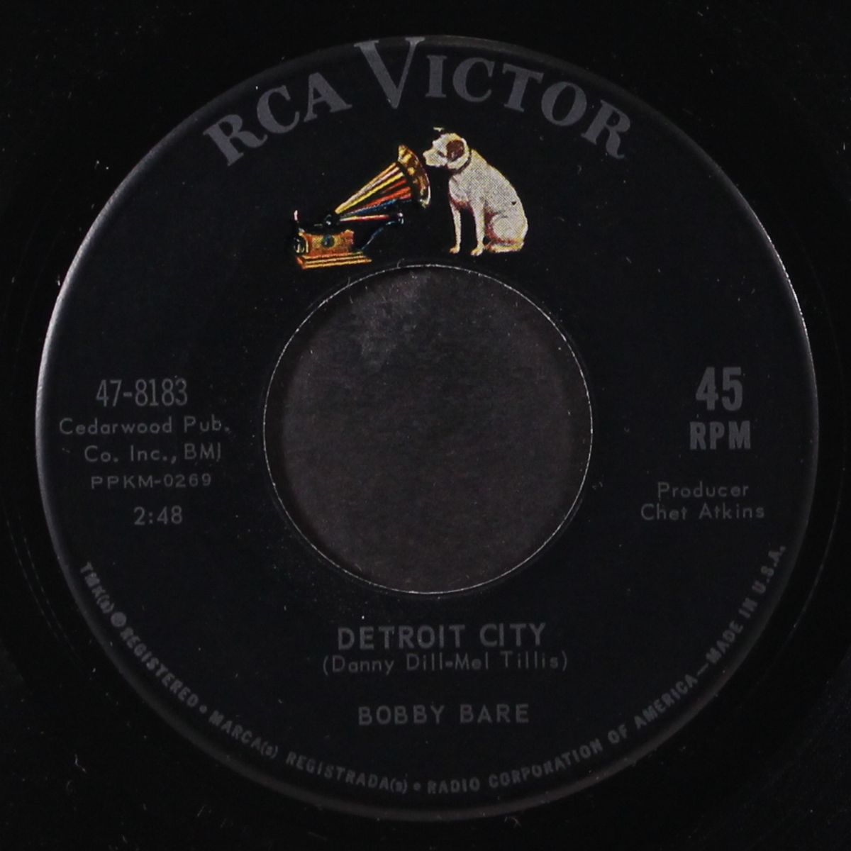 detroit city / heart of ice by BOBBY BARE