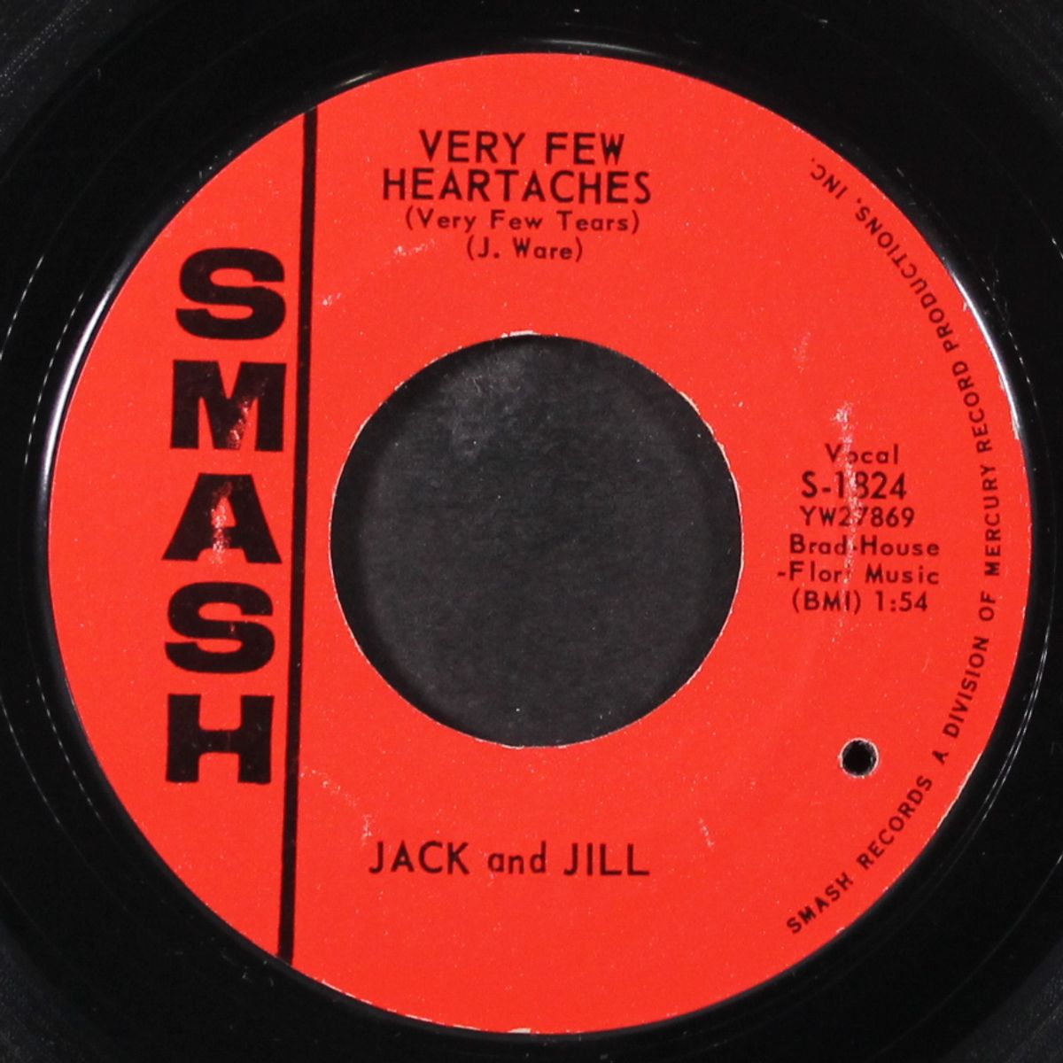very few heartaches / laurie's love by JACK & JILL