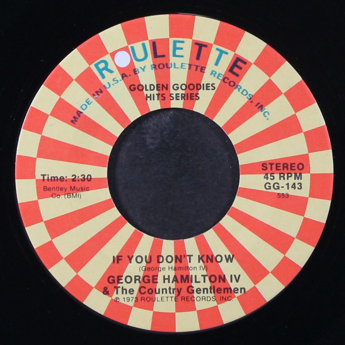 a rose and a baby ruth / if you don't know by GEORGE HAMILTON IV