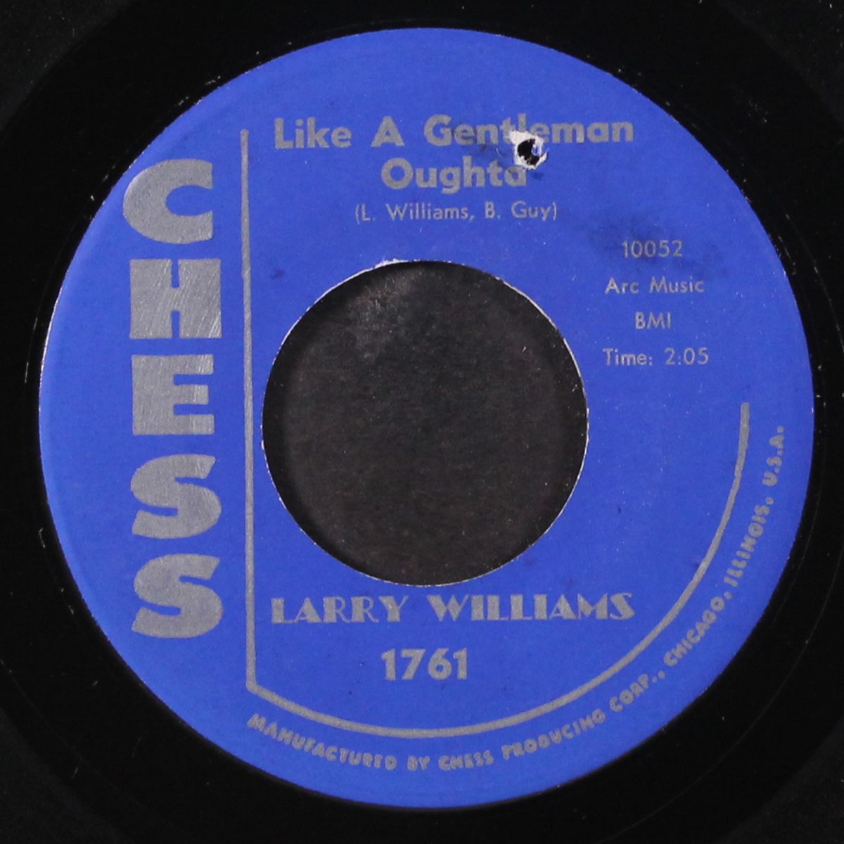 i wanna know / like a gentleman oughta by LARRY WILLIAMS